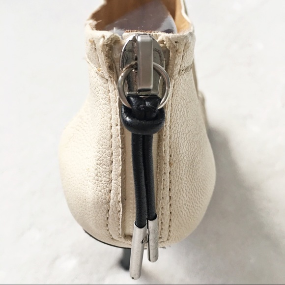 L.A.M.B. Kamy Leather Caged Heel Sandals - Picture 4 of 8